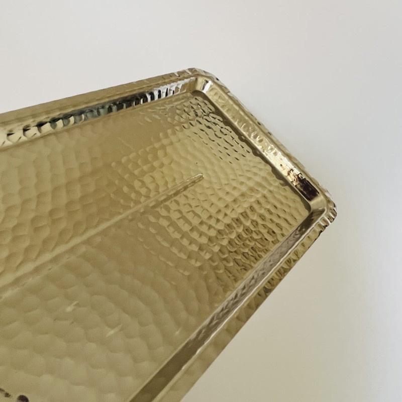 رولت خوری مسی مدل مستطیلی پایه دار کد ZH424.2
