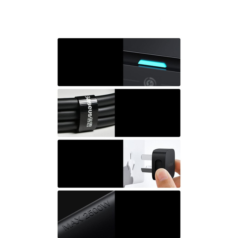 شارژر رومیزی باسئوس مدل Power Combo 65W به همراه کابل USB-C