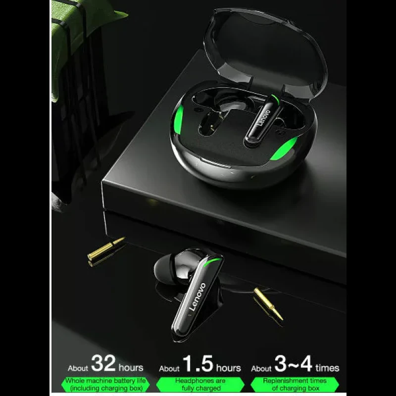 هدست مخصوص بازی بلوتوثی لنوو مدل Thinkplus Live Pods XT92