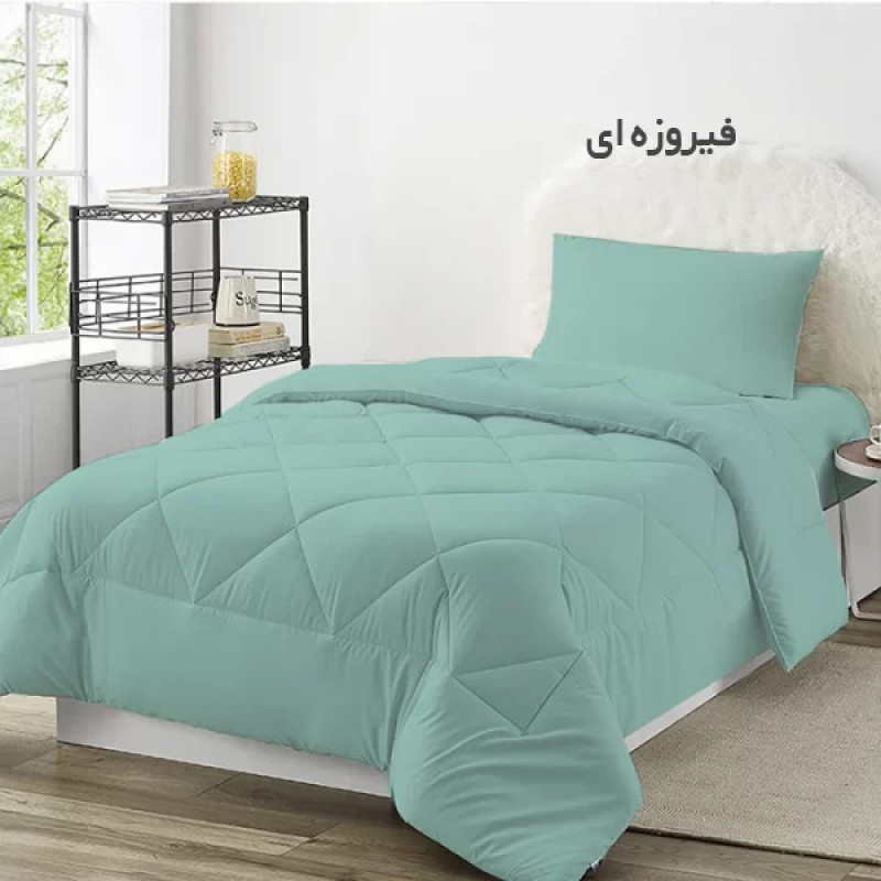 لحاف چیداری مدل میکرو یک نفره سایز 160x220 سانتی متر
