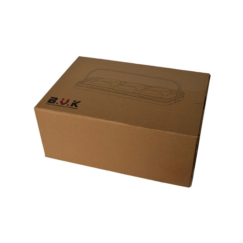 اردوخوری بی‌وی‌کی طرح مجستیک کد 452216 مجموعه 6 عددی همراه با استند پلی‌استر، شستشو با دست
