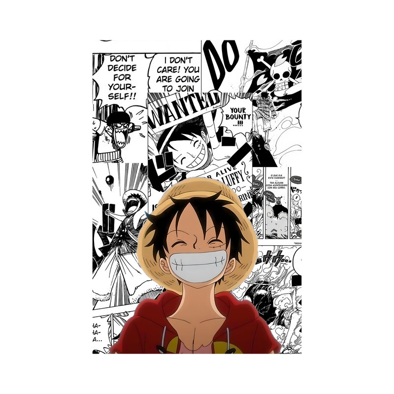 تابلو مدل انیمه لوفی وان پیس Luffy one piece anime 16