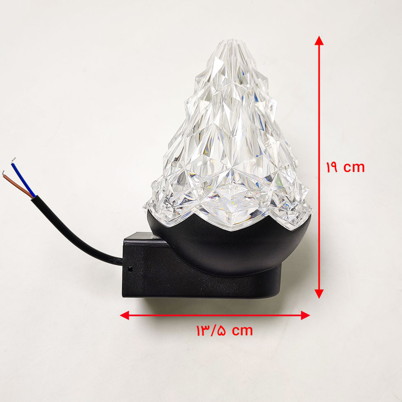 چراغ حیاطی 12 وات مدل دوطرفه شعله کد BD176