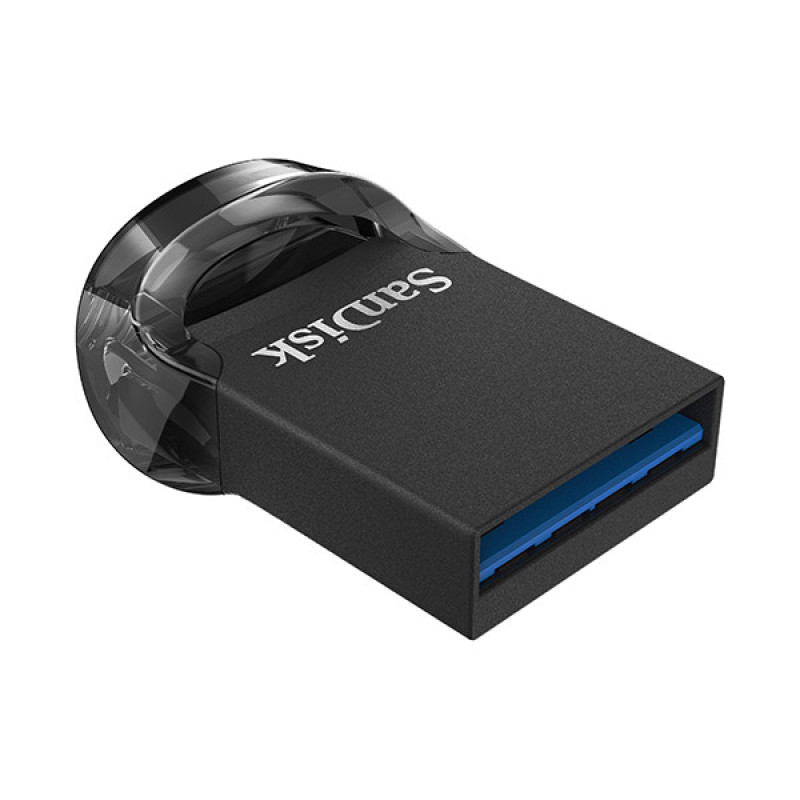 فلش مموری سن دیسک مدل ULTRA FIT CZ430 ظرفیت 512 گیگابایت با رابط USB 3.1 فوق‌سریع، طراحی فوق‌کوچک، نرم‌افزار امنیتی SanDisk SecureAccess و قابلیت بازیابی فایل RESCUEPRO Deluxe، مناسب ضبط خودرو و تلویزیون