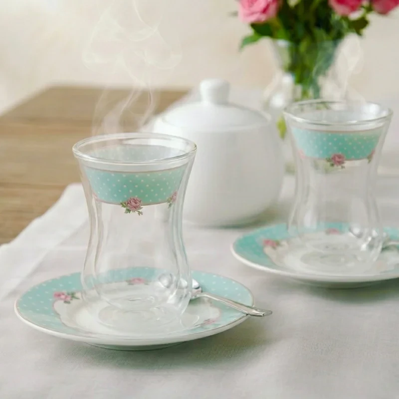 سرویس چای خوری 12 پارچه 6 نفره آنجلا مدل ZP-319
