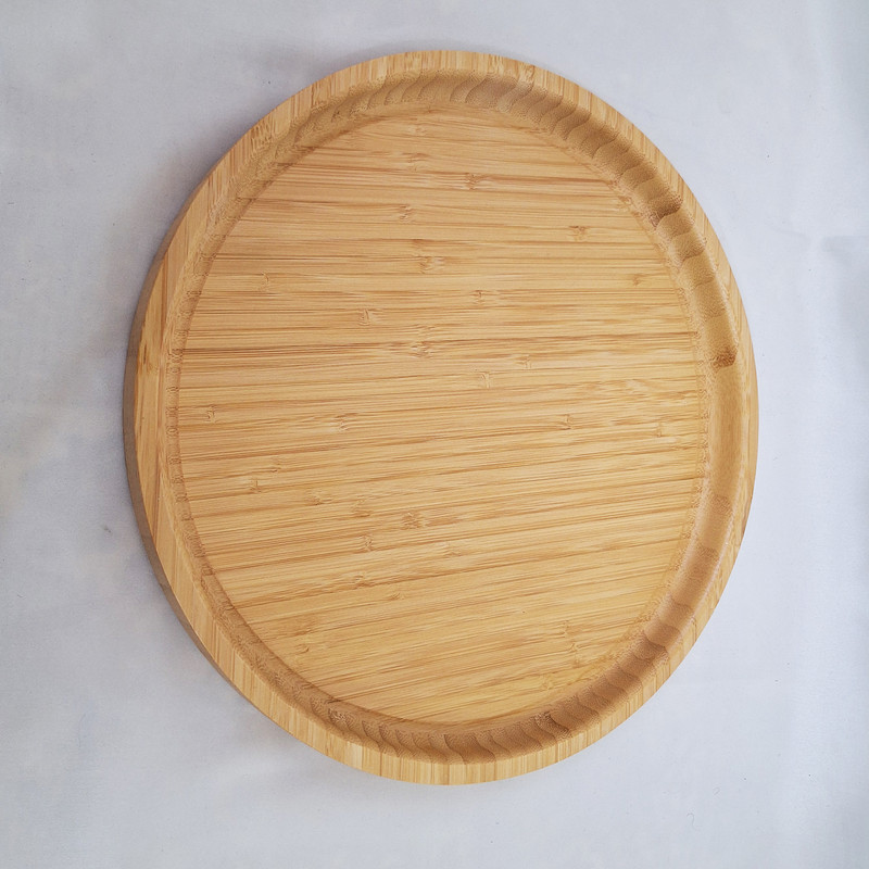 سینی مدل گرد بامبو سایز 35× 35 سانتی متر