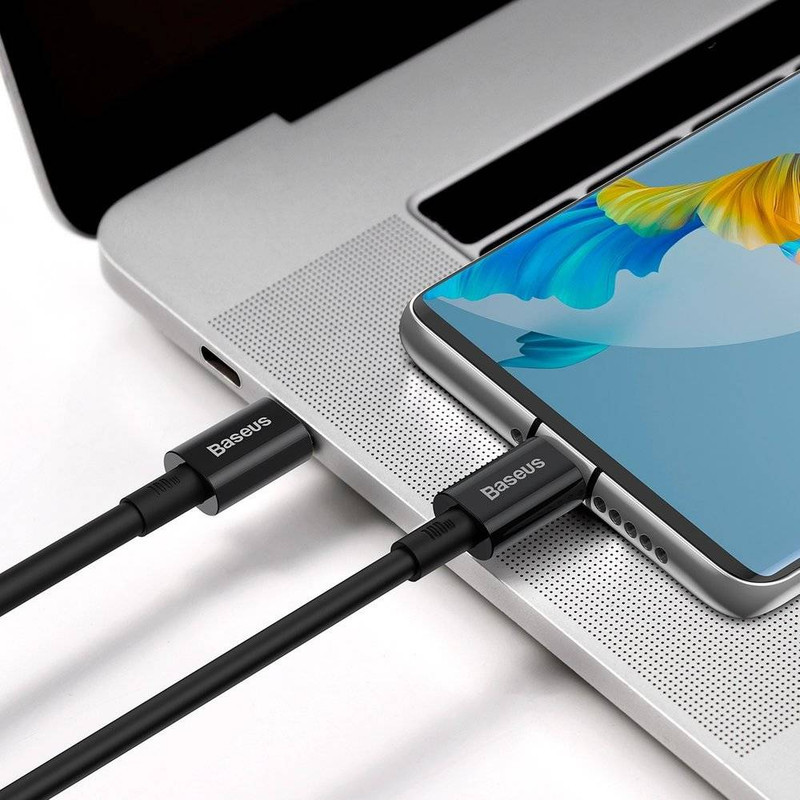 کابل USB-C به USB-C باسئوس مدل Superior-100W طول 1 متر