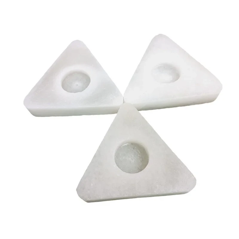 جاشمعی سنگ نمک مدل 3triangle مجموعه سه عددی