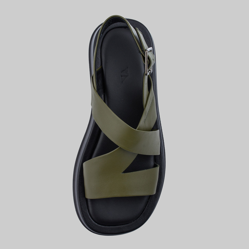 صندل زنانه چرم مشهد مدل J2832-001-38