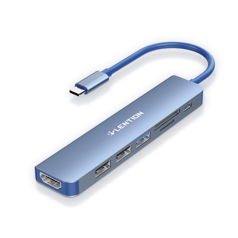 هاب 6 پورت USB-C لنشن مدل CE18-HCR
