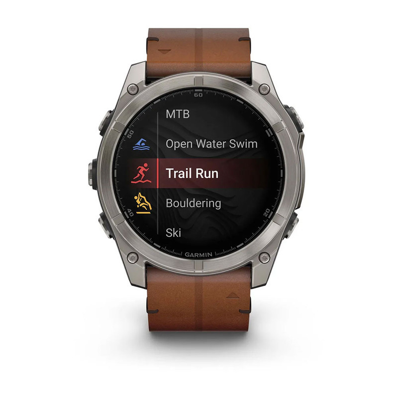 ساعت هوشمند گارمین مدل Fenix 8 - 51mm AMOLED، مناسب برای ورزش، روزمره، دارای قابلیت‌های صفحه نمایش رنگی، کنترل موسیقی، کنترل سطح اکسیژن خون، بند سیلیکونی، فناوری GPS، با حافظه داخلی 32 گیگابایت