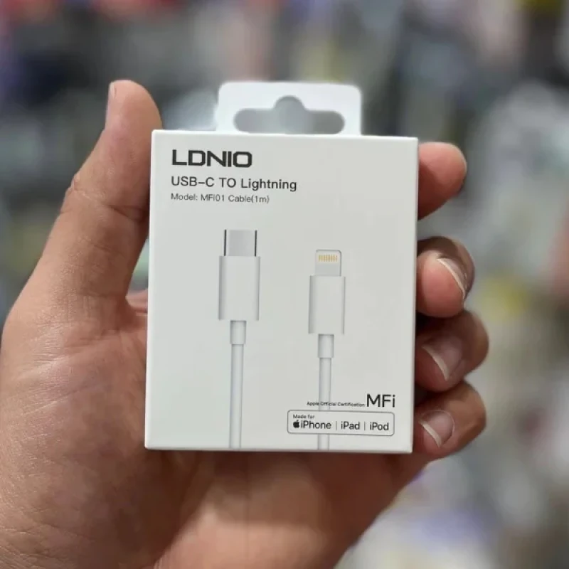 کابل تبدیل USB-C لایتنینگ الدینو مدل Iphone 12 pro طول یک متر