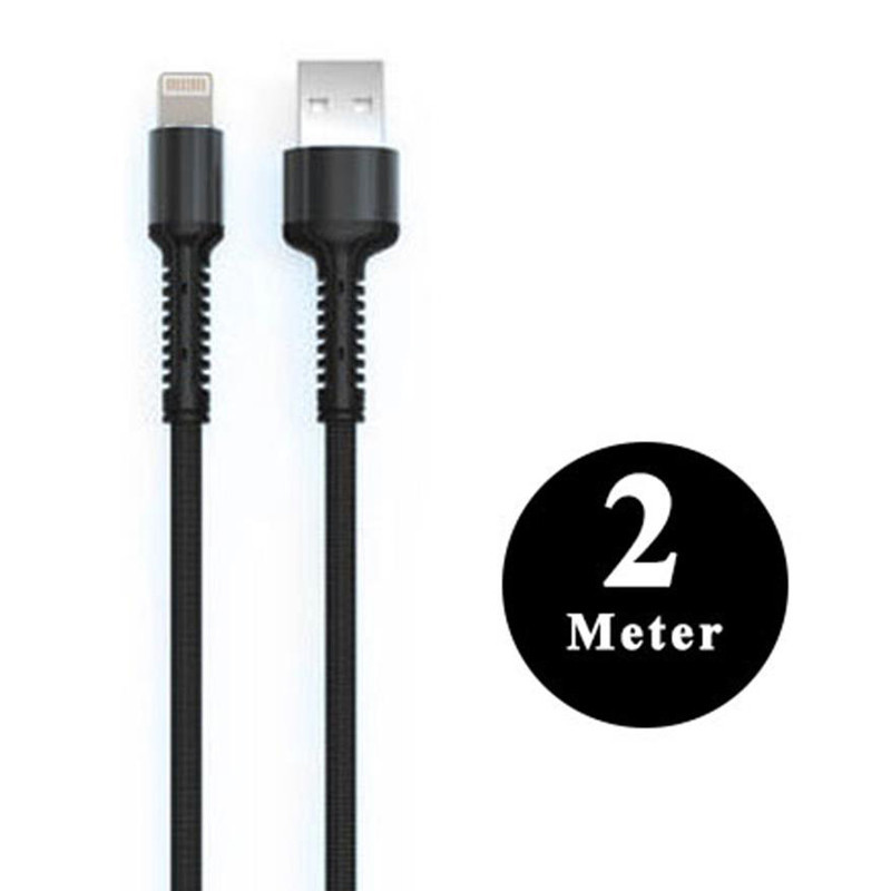 کابل تبدیل USB به لایتنینگ الدینیو مدل LS64 طول 2 متر