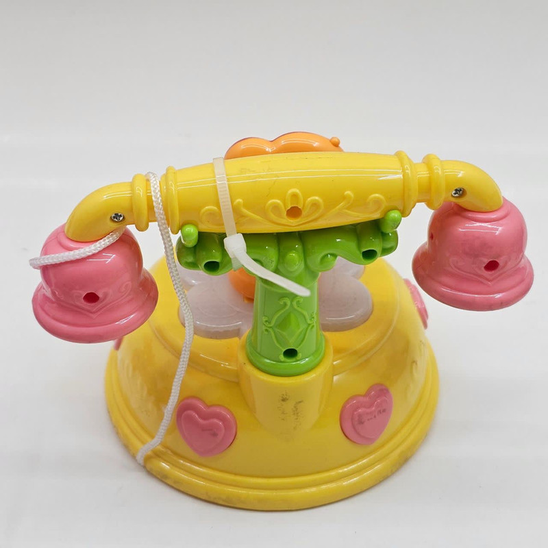 اسباب بازی ناب سل مدل تلفن شیر بامزه موزیکال چراغدار کد Funny lion musical phone with lights