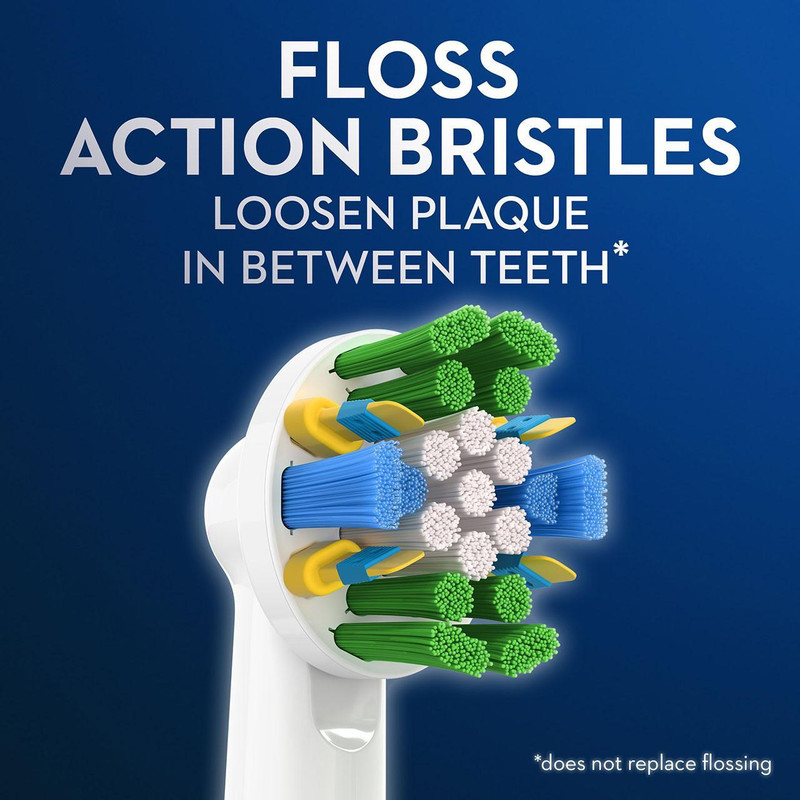 سری یدک مسواک برقی اورال-بی مدل PRO Floss Action بسته 2 عددی