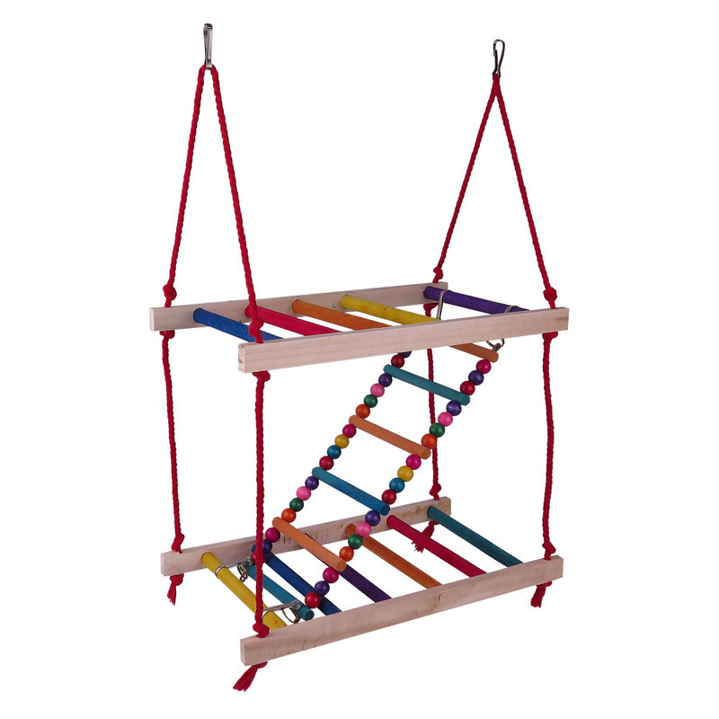 اسباب‌بازی آموزشی پرندگان مدل شهربازی پله‌ای