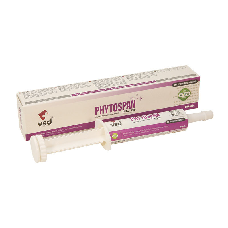 خمیر سگ و گربه وی اس دی مدل تقویت دستگاه تنفسی  PHYTOSPAN حجم 30 میلی لیتر