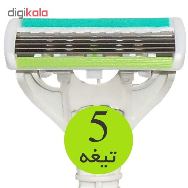 خود تراش سوپرنیکس مدل 5 blade بسته 4 عددی