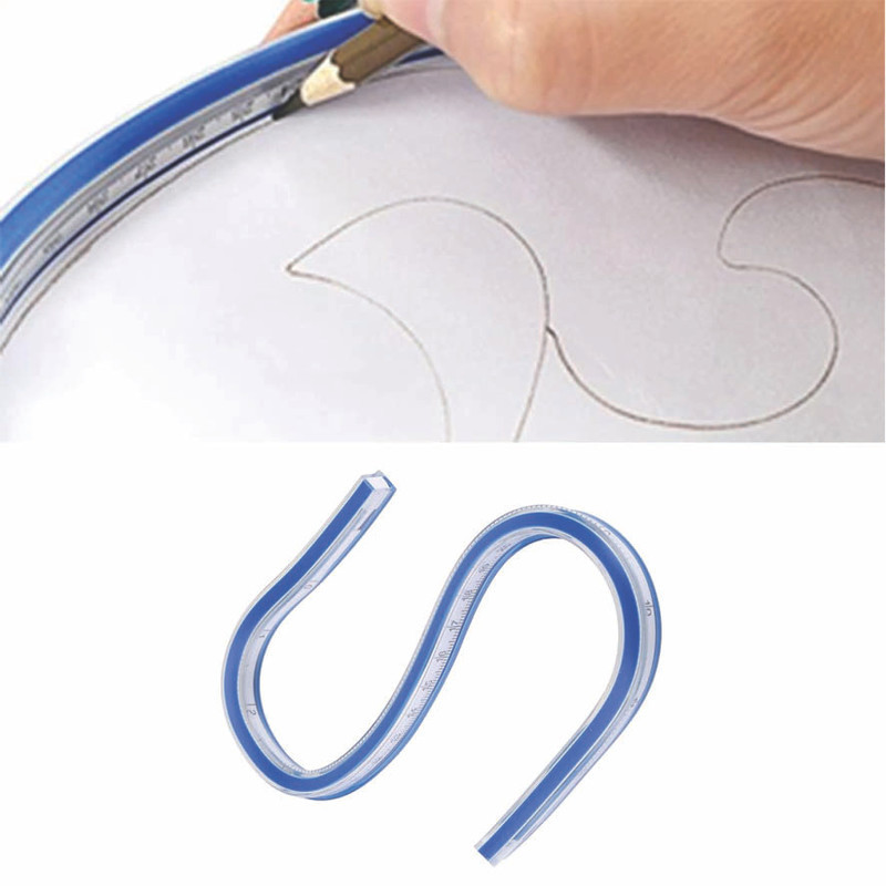 خط‌کش 60 سانتی‌متری مدل ژله ای کد 60CM