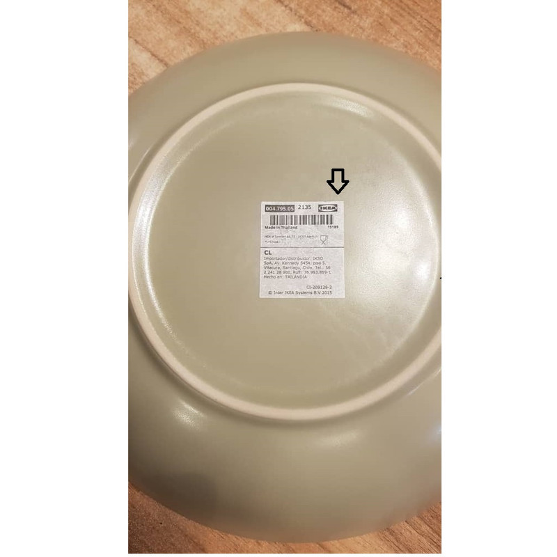 بشقاب خورش خوری ایکیا مدل FÄRGKLAR کد 004.795.05