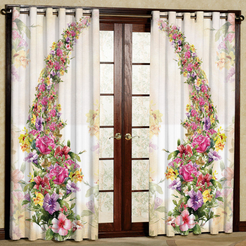 پرده مدل پانچی کد 5329 سایز 280x140 سانتی متر