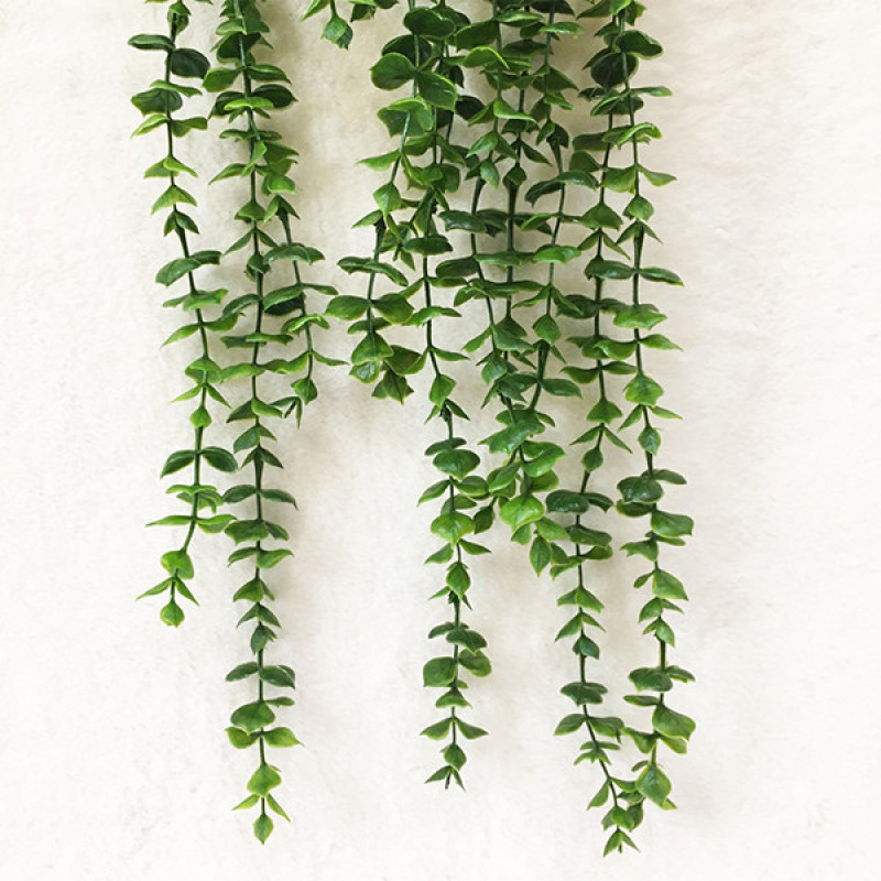 دسته گل مصنوعی آبشار مدل 486 با طراحی طبیعی، جنس پلاستیک مقاوم، ابعاد 80x20x5 سانتی‌متر و وزن سبک مناسب تزیین میز، قفسه و محیط‌های مختلف