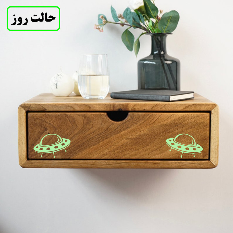 استیکر کلید و پریز مدل شبنما طرح سفینه کد02