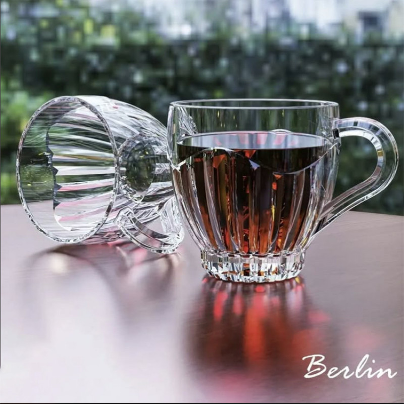 فنجان شیشه و بلور اصفهان مدل برلین بسته 6 عددی