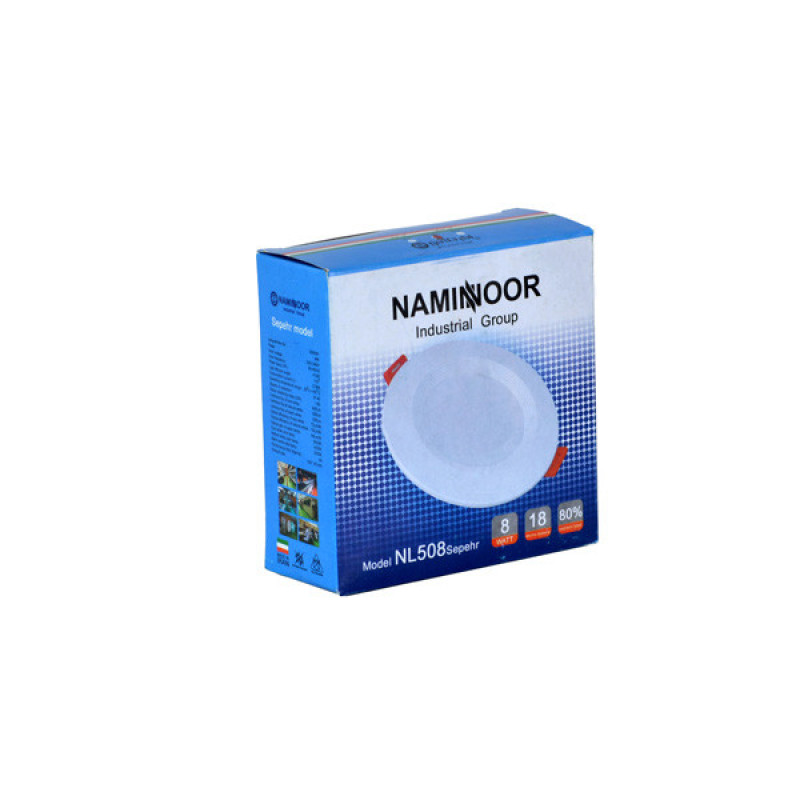 پنل ال ای دی 8 وات نامین نور مدل NL508 بسته 4 عددی