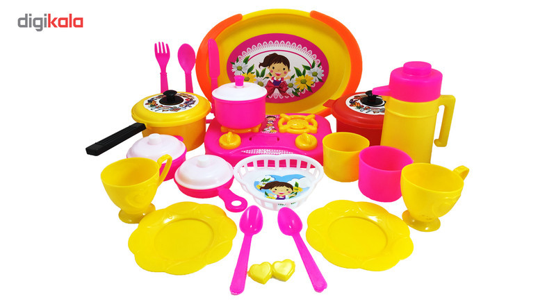 ست اسباب بازی آشپزخانه مدل سبدی کد KID 020