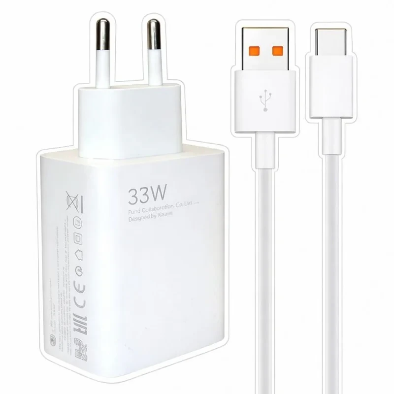 شارژر دیواری 33 وات مدل MDY-12-EAU به همراه کابل USB-C