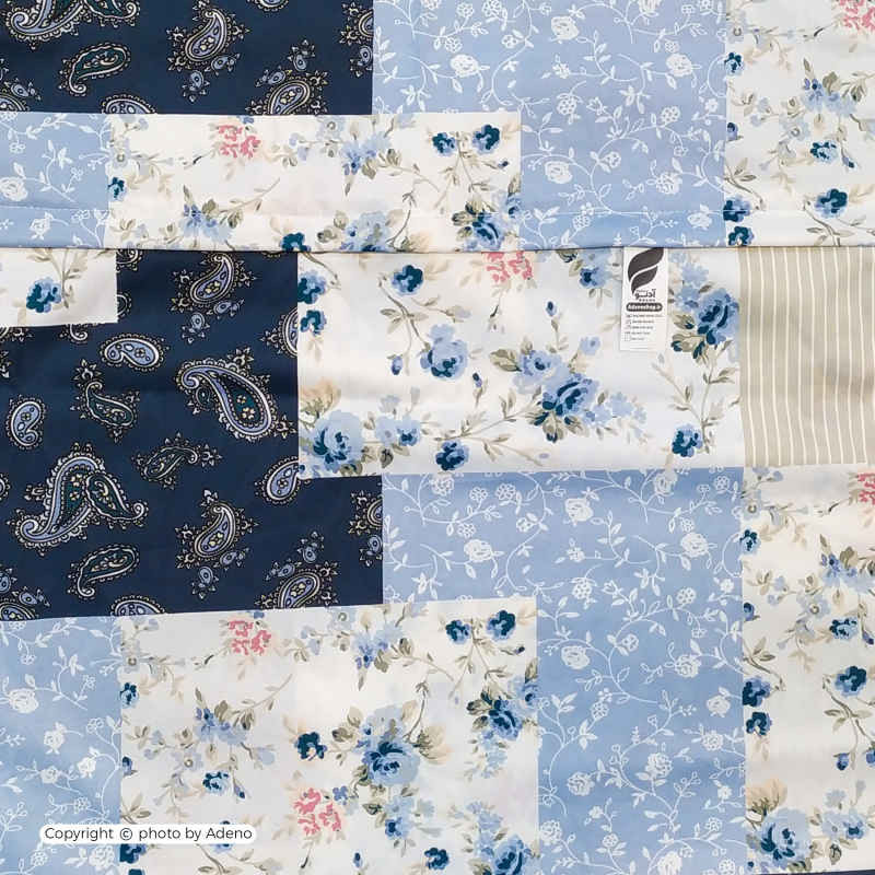 کاور لحاف آدنو مدل چهل تکه کد CH110 یک نفره سایز 160x220 سانتی متر