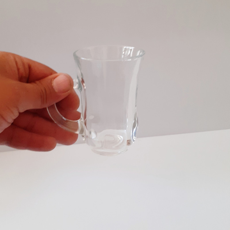 فنجان شیشه و بلور اصفهان مدل تارا بسته 6 عددی