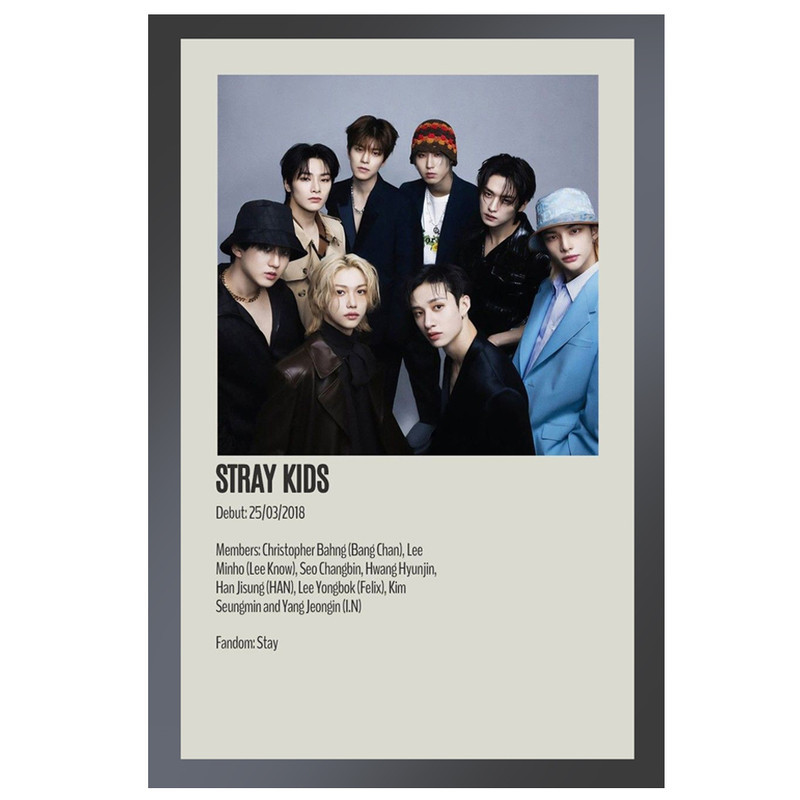 پوستر مدل استری کیدز Stray kids کد 1628