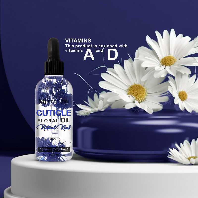 روغن کوتیکول ناخن مونیمار مدل Floral Sky حجم 64 میلی لیتر