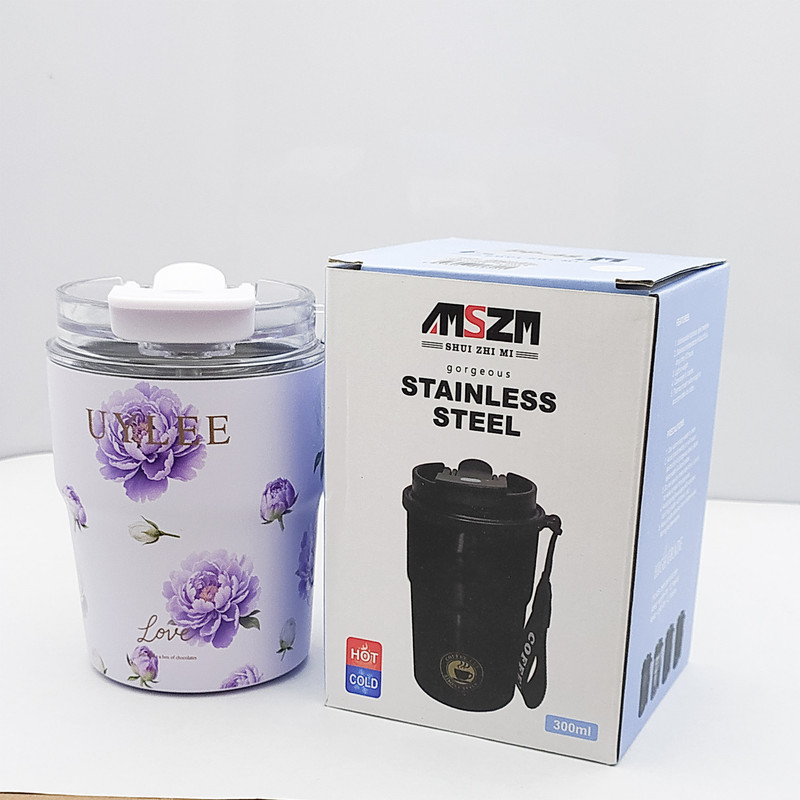 تراول ماگ آ ام اس زد ام مدل flower گنجایش 0.3 لیتر