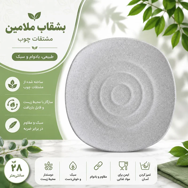 بشقاب غذاخوری لرد مدل PS28025