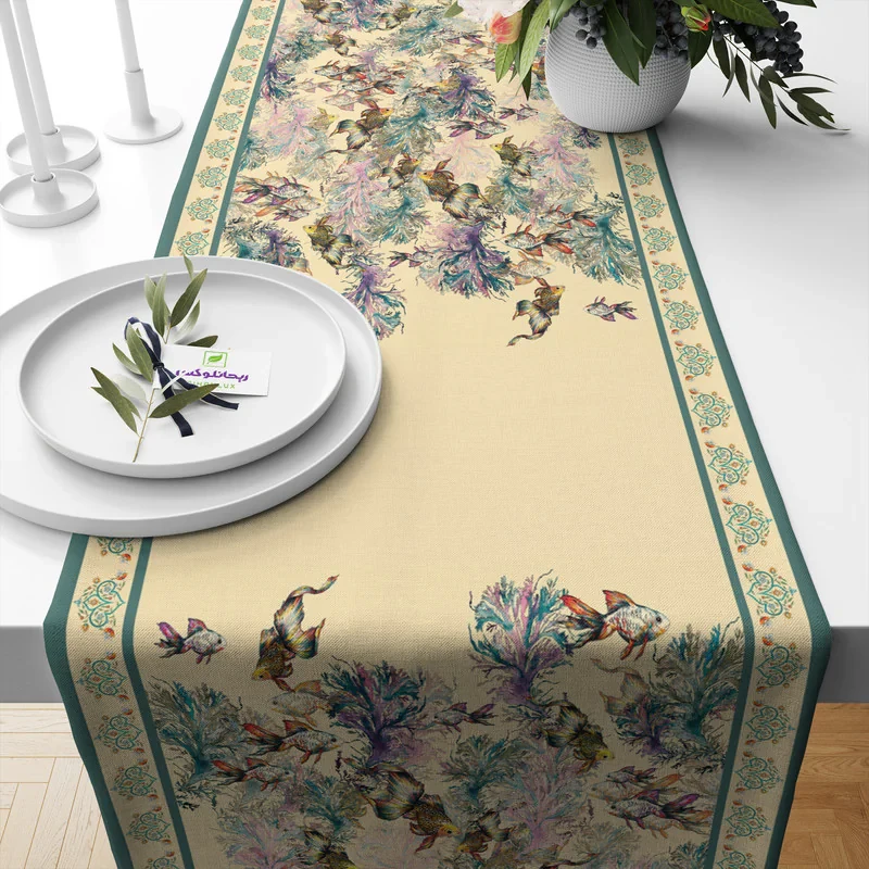 رانر ریحانلوکس مدل ماهی کد RIHAN-RH111 سایز 143x43 سانتی‌متر