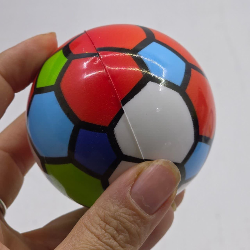 توپ بازی ناب سل مدل  پرشی هفت رنگ کد NAAB00123 JUMPING BALL