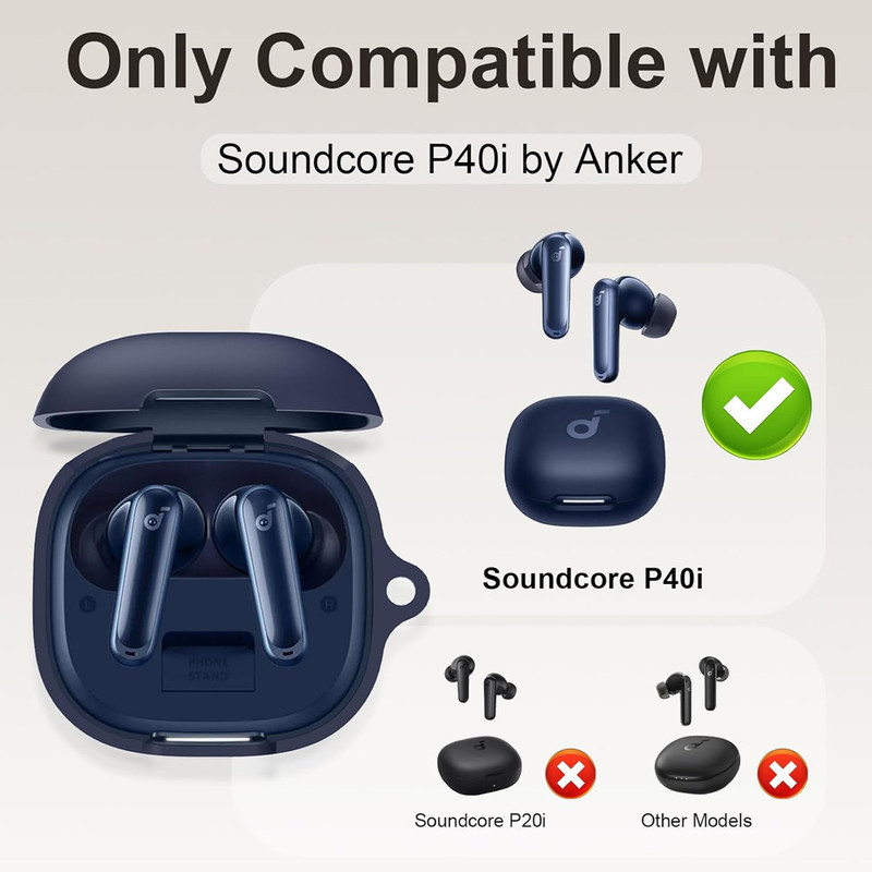 کاور زیرو مدل Silicone ZR مناسب برای کیس هدفون بی‌سیم انکر Soundcore P40i