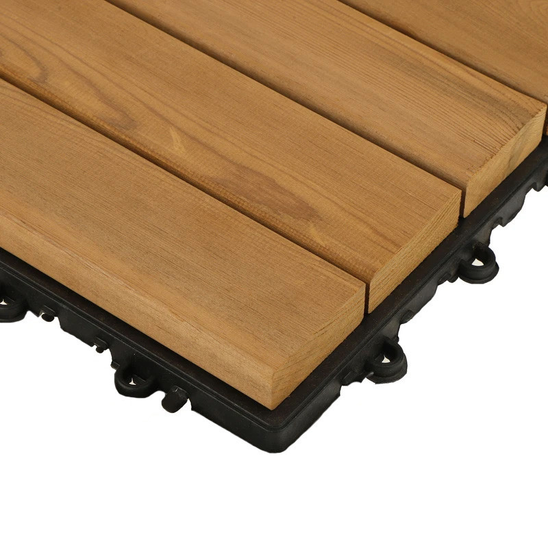 کفپوش مدل ترموود 6 ردیف کد SM42 سایز 30x30 سانتی متر مجموعه 11 عددی