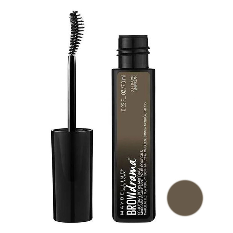 ریمل ابرو میبلین مدل sculpting brow شماره 1 رنگ قهوه‌ای روشن