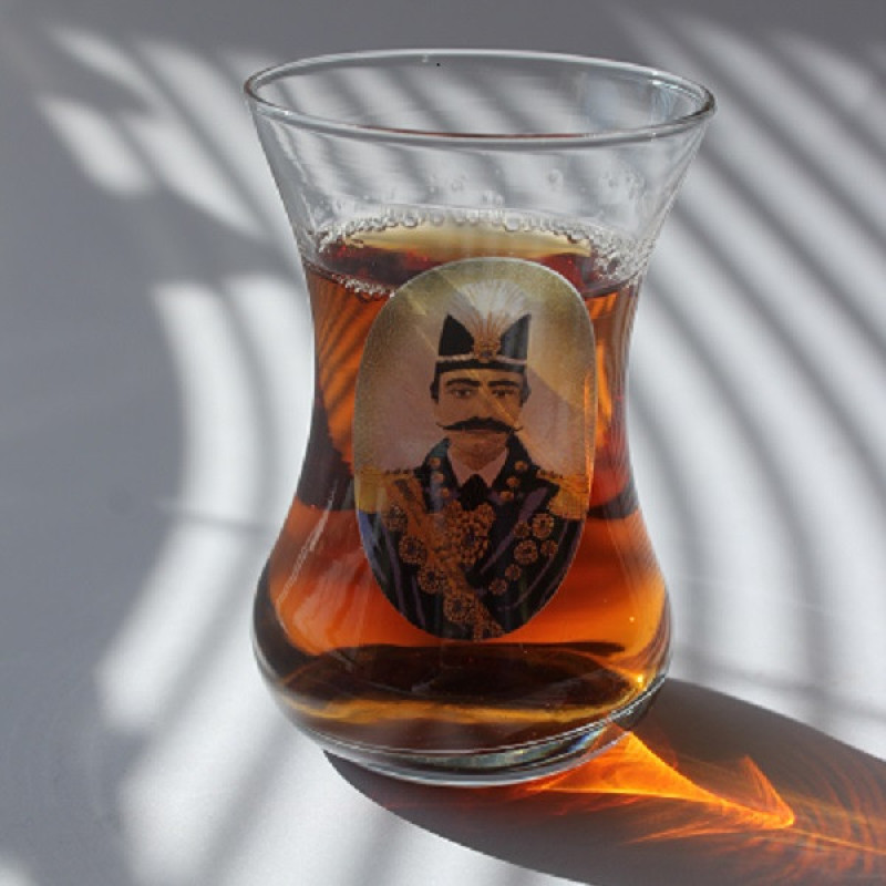 ست فنجان و نعلبکی 12 پارچه مدل NASERILRED