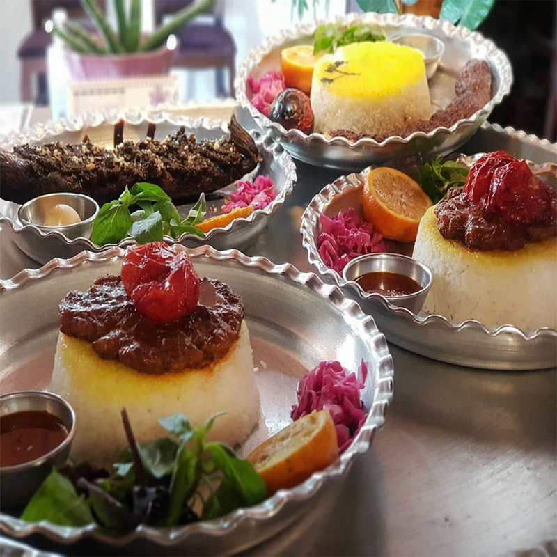 سینی مدل لب کنگره مجموعه 6 عددی