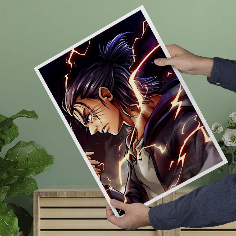 پوستر کارنيکا طرح حمله به تایتان Attack on Titan کد 93237 مجموعه 8 عددی