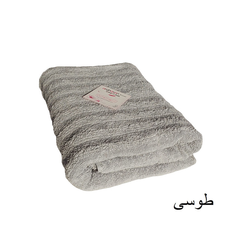 حوله ارغوان مدل موجی سایز 140