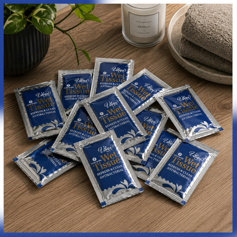 دستمال مرطوب ویهان مدل AntiBacterial-100 بسته 100 عددی