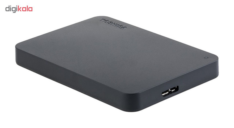 هارد اکسترنال توشیبا مدل Canvio Basics ظرفیت دو ترابایت دارای رابط USB Type-A 3.0