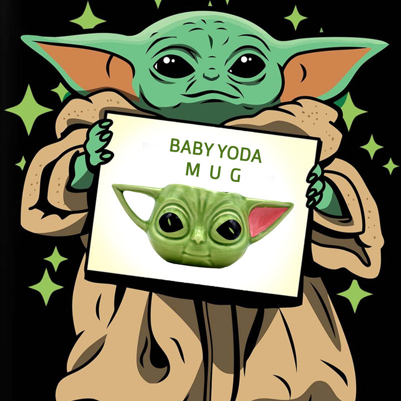 ماگ مدل بیبی یودا کد BABY YODA 1