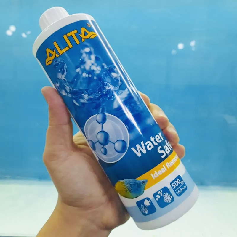 محلول آماده‌ساز آب آکواریوم آلیتا مدل Water Safe حجم 500 میلی‌لیتر